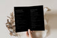 Larissa Modern Wedding Program Template