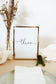 Caroline Modern Wedding Table Number Template