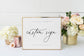 Quentin Minimalist Wedding Sign Template