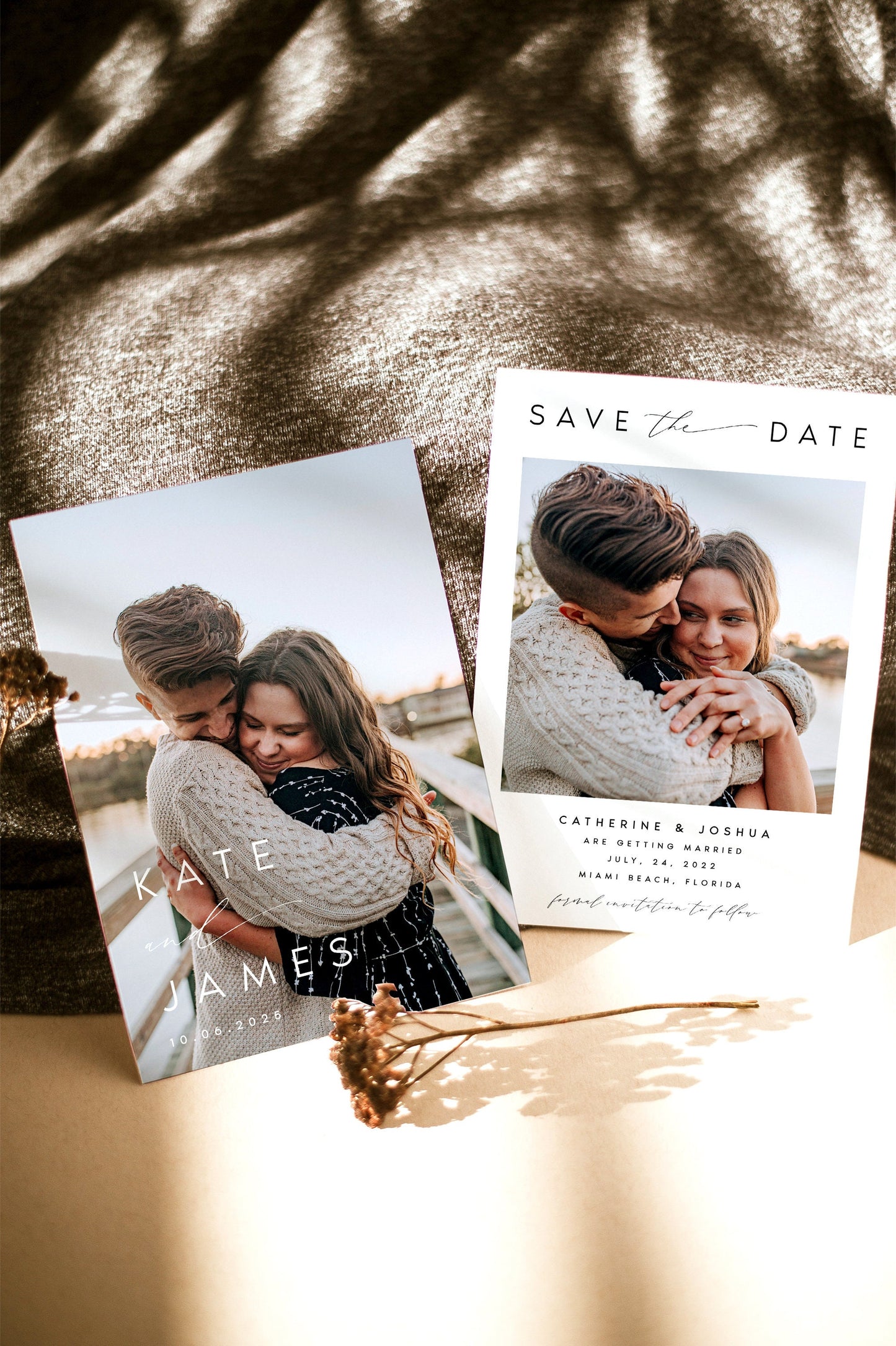 Kate Photo Save the Date Invitation