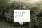 Courtney We're So Glad You're Here Minimalist Wedding Welcome Sign