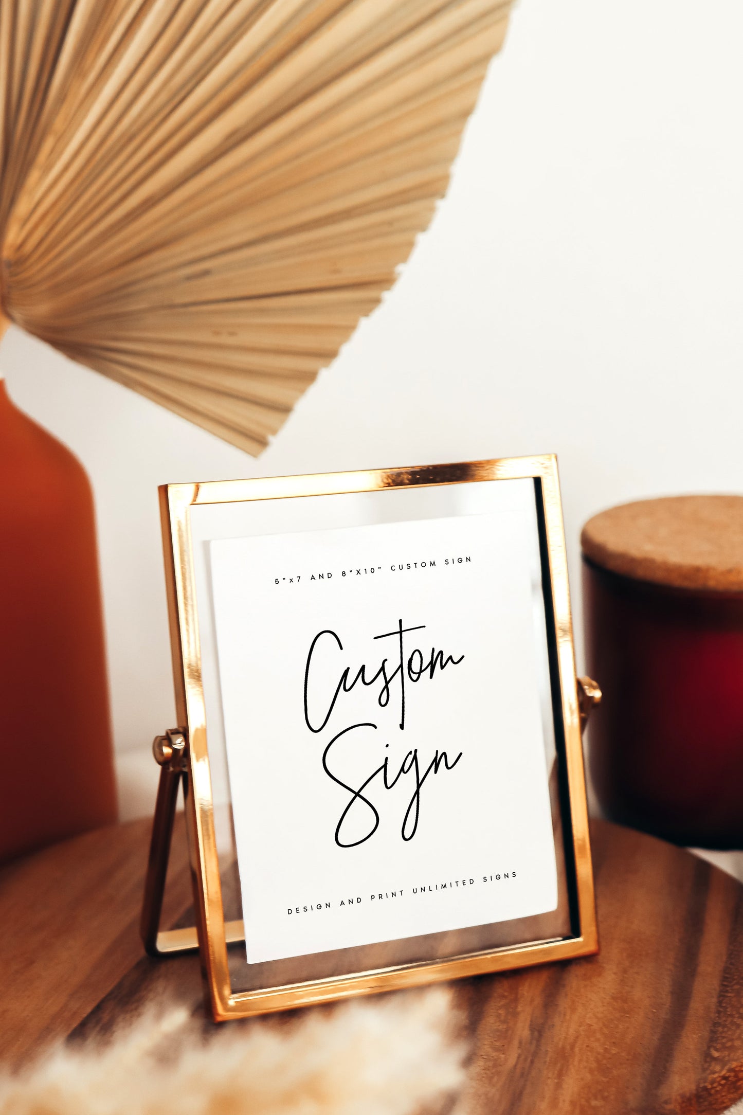 Sindy Modern Wedding Sign Template