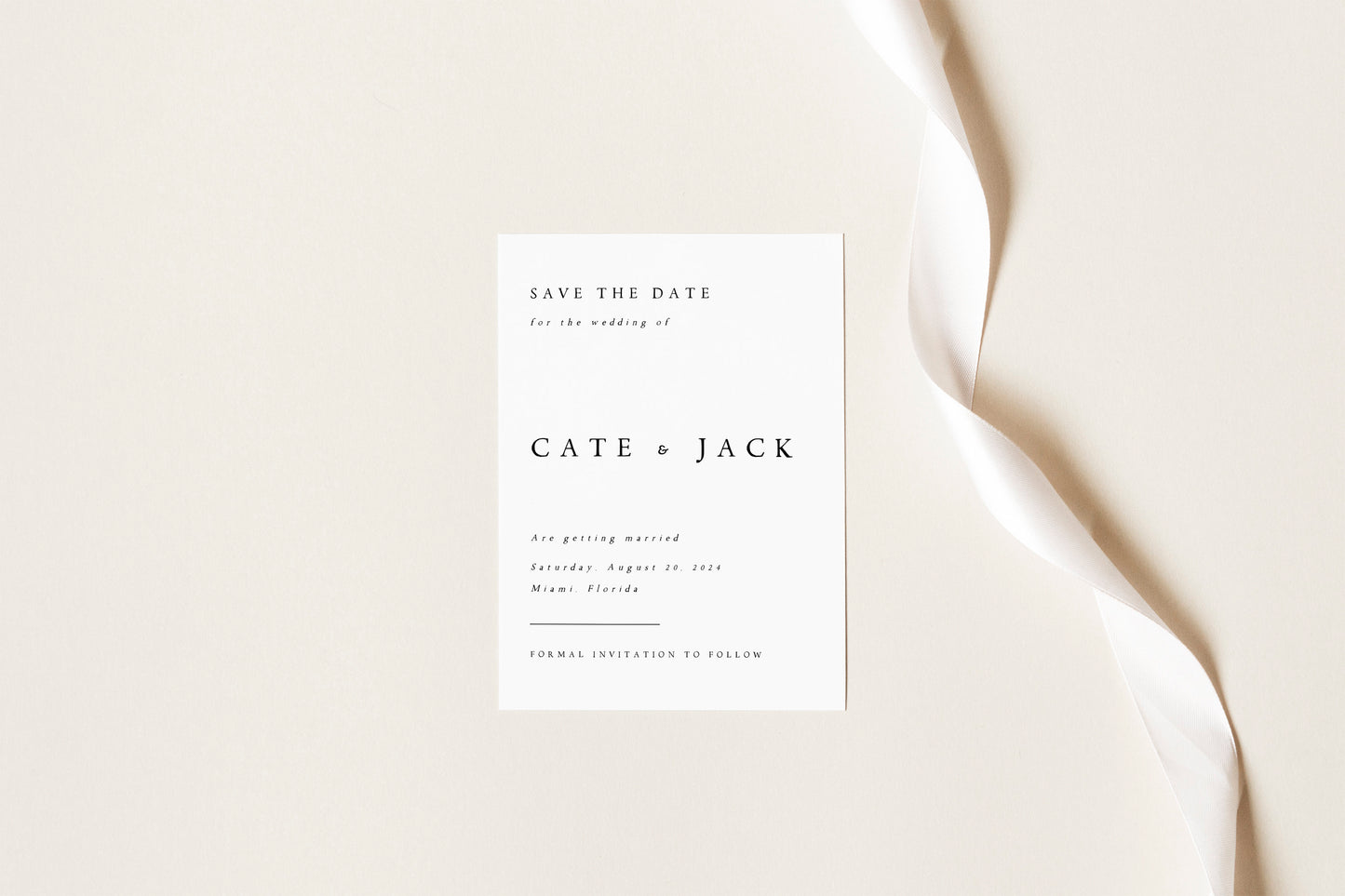 Cate Save The Date Template