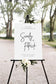 Sindy Minimalist Wedding Welcome Sign