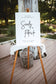 Sindy Minimalist Wedding Welcome Sign