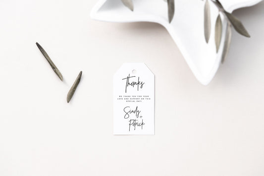 Sindy Modern Favor Tag Template