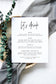 Sindy Modern Wedding Bar Menu Template