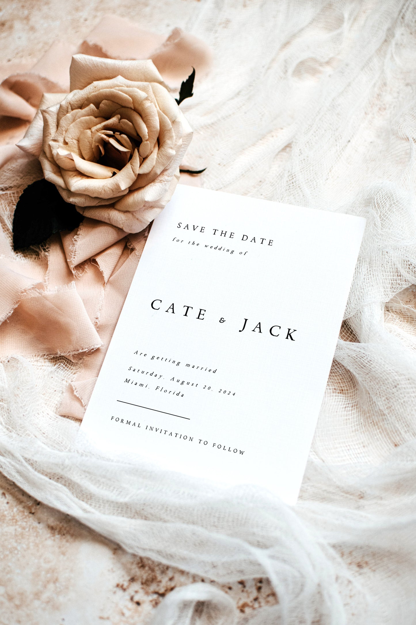 Cate Save The Date Template