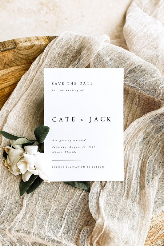 Cate Save The Date Template