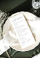 Cate Minimalist Wedding Menu Template