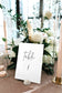 Kathleen Modern Wedding Table Number Template