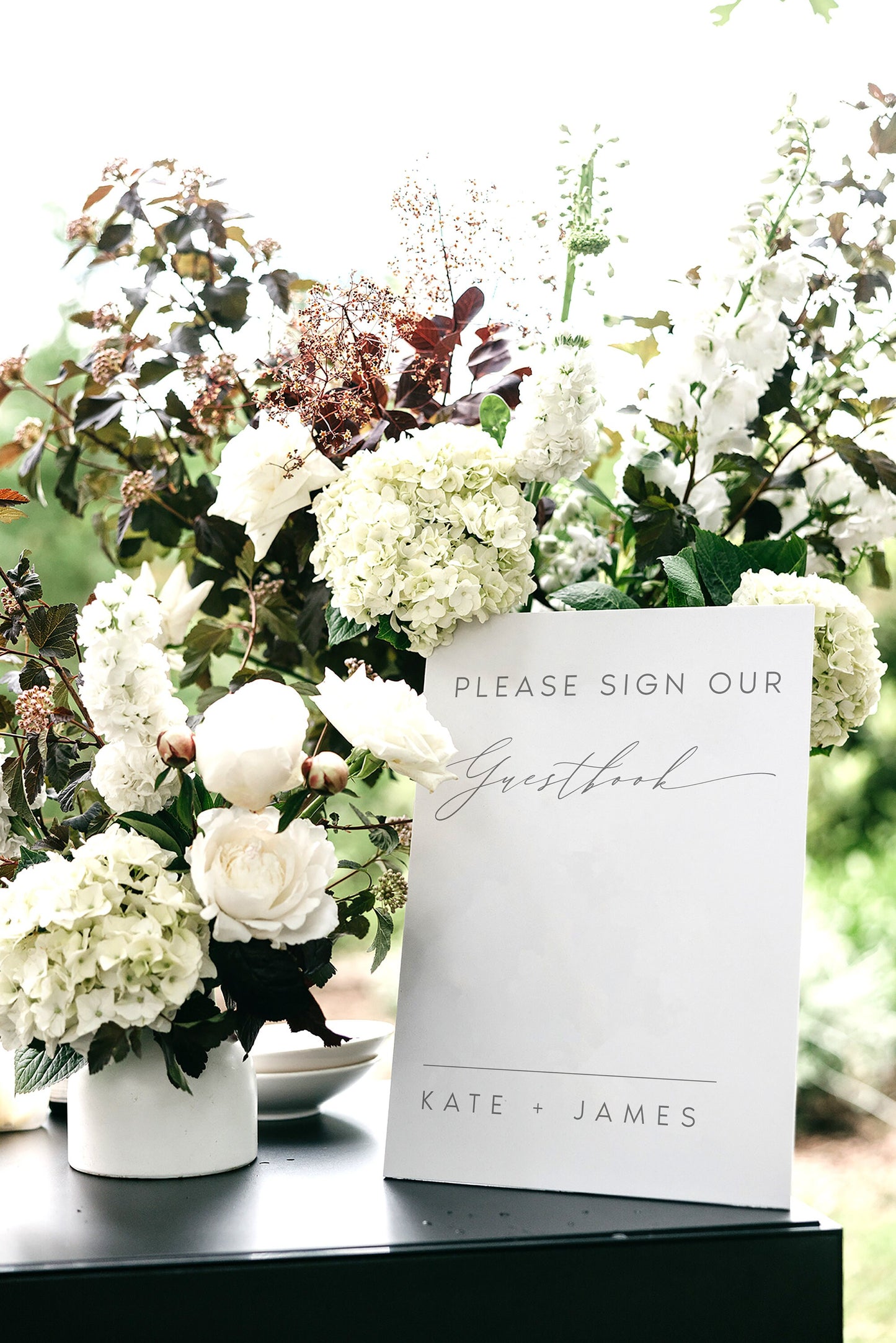 Kate Modern Guestbook Sign Template