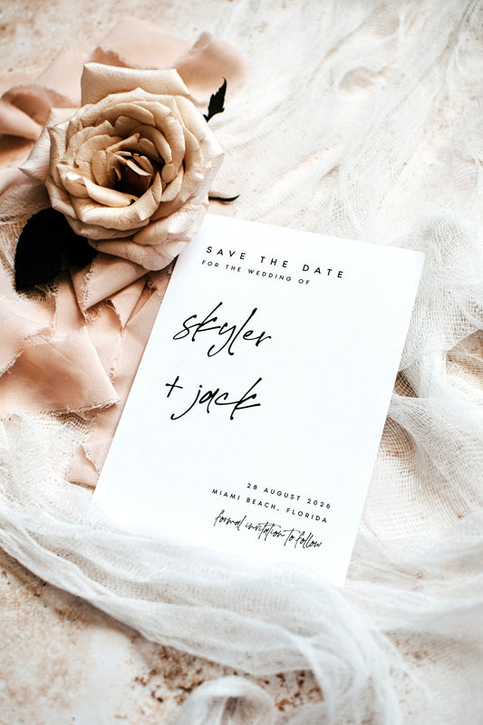 Skyler Modern Save The Date Template