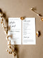 Skyler Modern Wedding Program Template