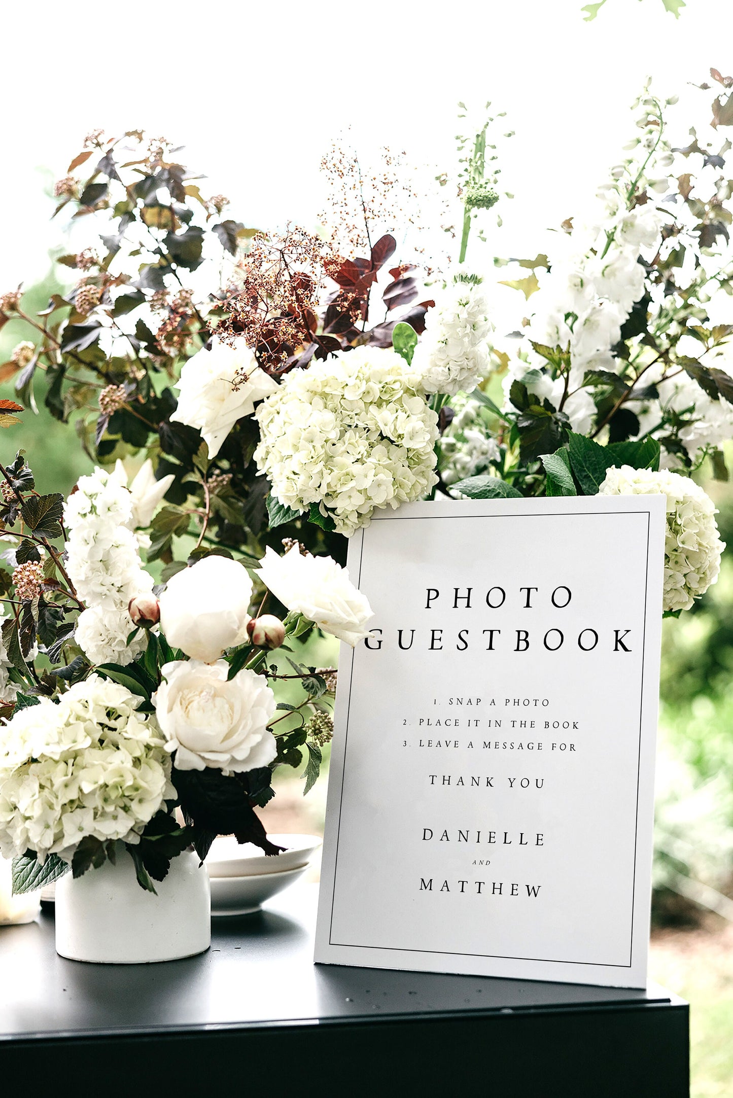 Danielle Photo Guestbook Sign Template