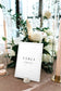 Danielle Modern Wedding Table Number Template