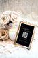 Rose Honeymoon Fund QR Code Sign Template