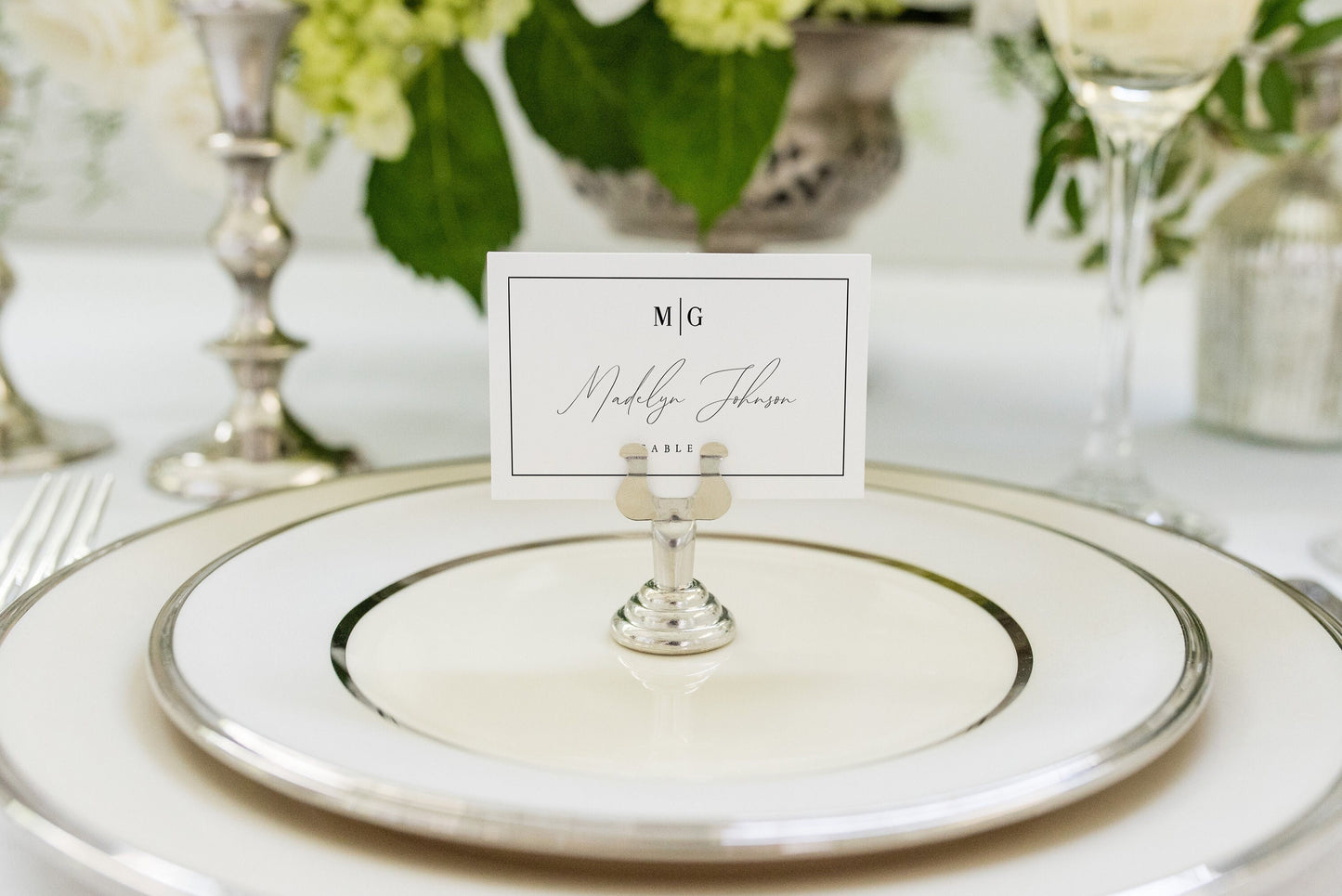 Madelyn Wedding Place Card Template