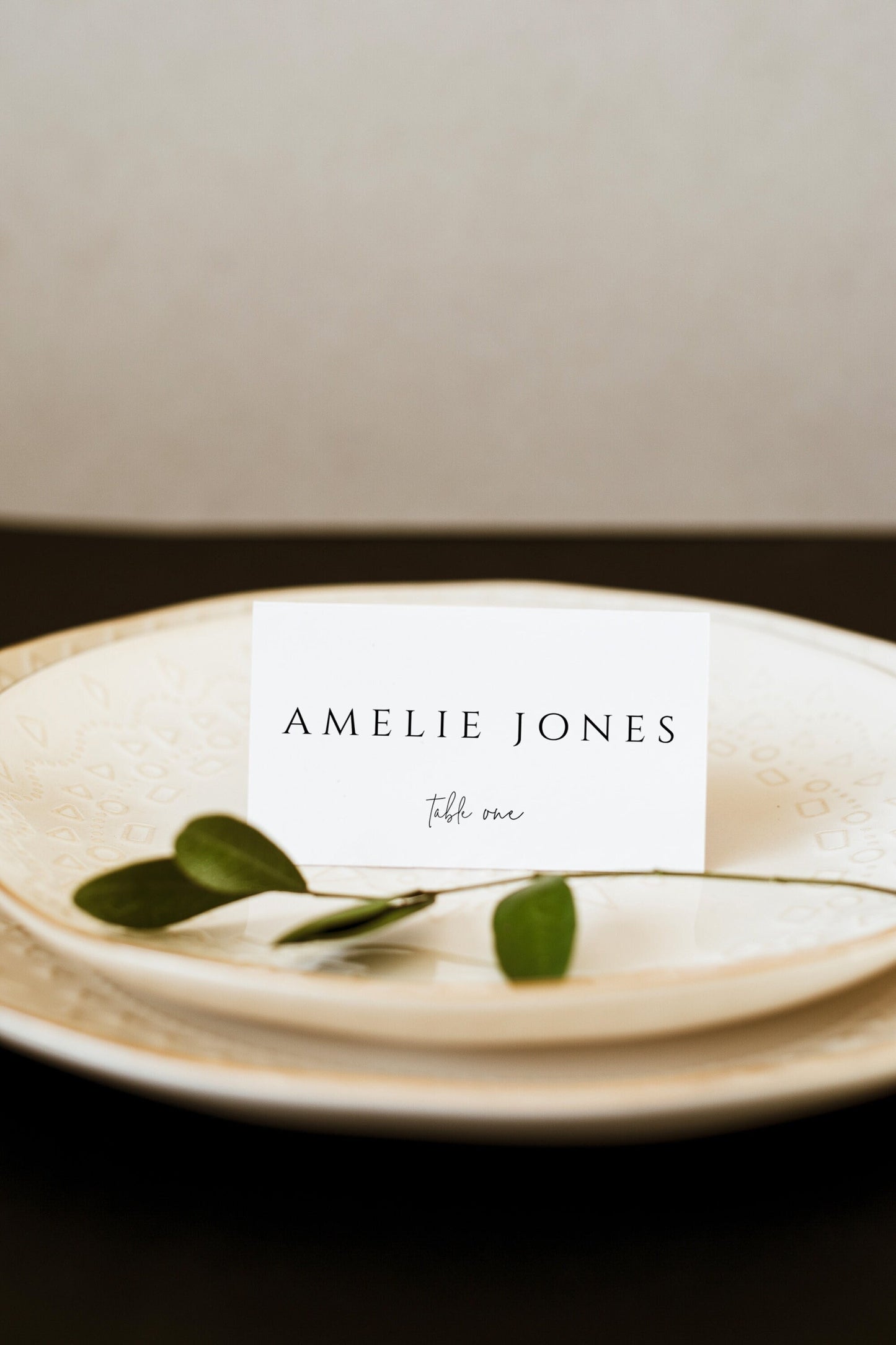 Amelie Wedding Place Cards