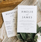 Amelie Modern Welcome Letter & Timeline Template