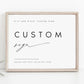 Kate Modern Wedding Sign Template