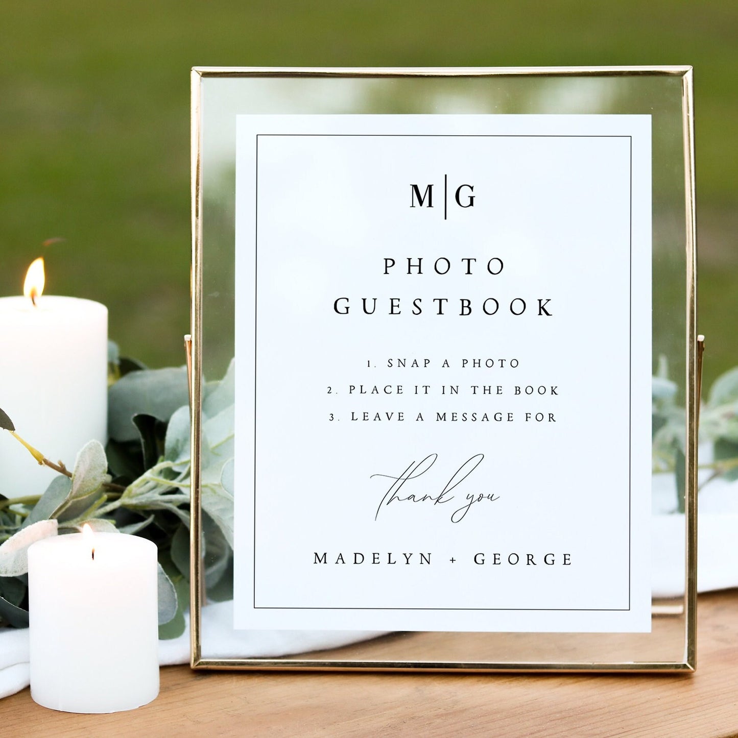 Madelyn Photo Guest Book Sign