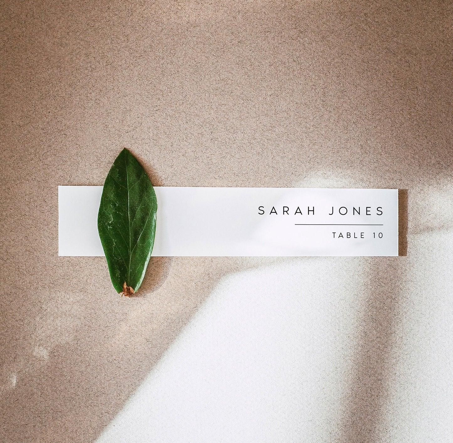 Sarah Modern Wedding Escort Card Template