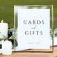 Amelie Wedding Cards and Gifts Sign Template