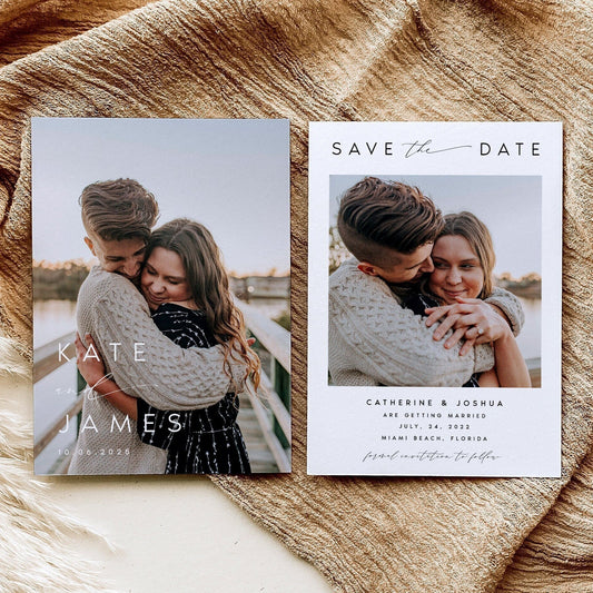 Kate Photo Save the Date Invitation