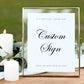 Natasha Elegant Script Cards and Gifts Sign