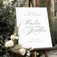 Cecilia Wedding Welcome Sign Template