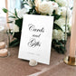 Natasha Wedding Cards and Gifts Sign Template