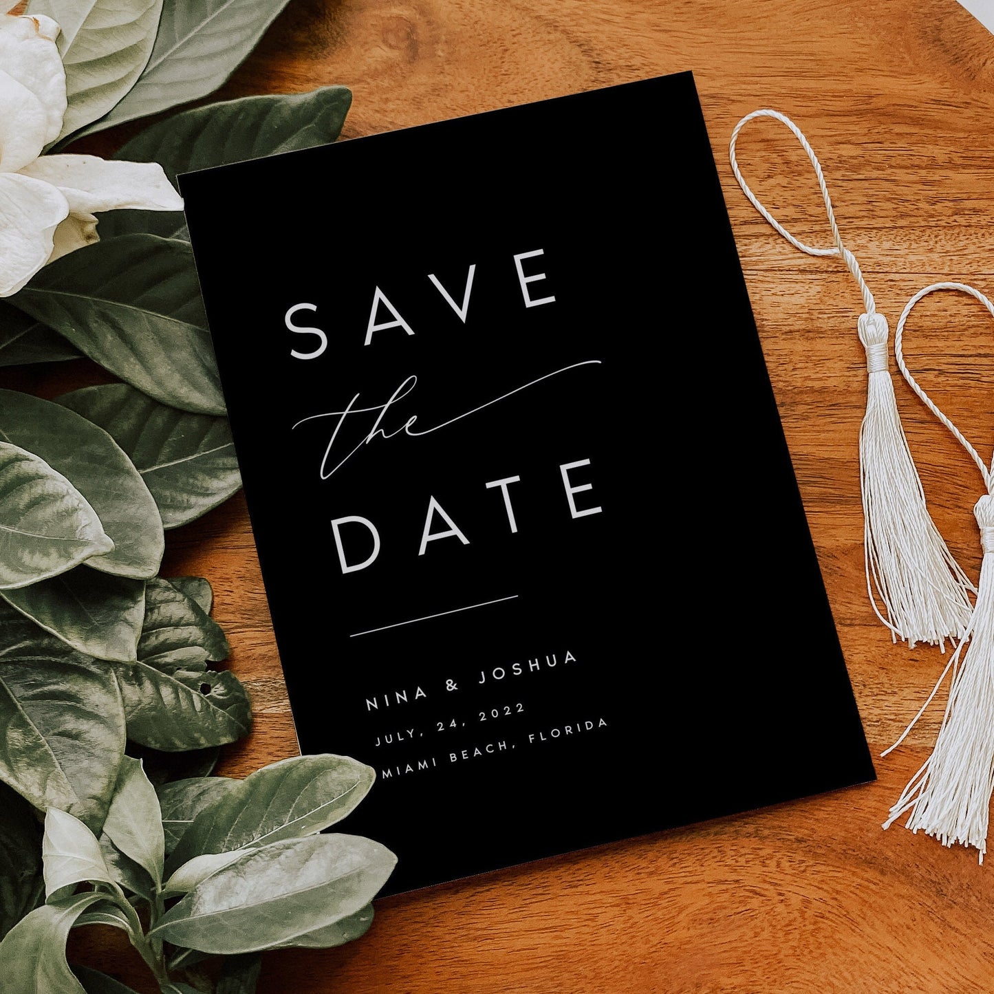 Nina Minimal Save the Date Template Download