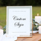 Natasha Elegant Script Cards and Gifts Sign