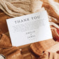 Amelie Wedding Thank You Card Template