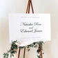 Natasha Wedding Welcome Sign Template