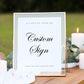 Natasha Wedding Cards and Gifts Sign Template