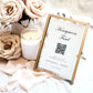 Natasha Honeymoon Fund QR Code Sign Template