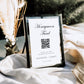 Natasha Honeymoon Fund QR Code Sign Template