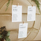 Kate Minimalist Wedding Seating Card Template