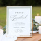 Giselle Editable Classic Wedding Photo Guestbook Sign Template