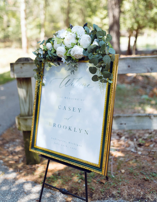 Heather Wedding Welcome Sign Template