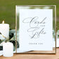 Giselle Wedding Cards and Gifts Sign