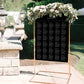 Rose Black Seating Chart Template