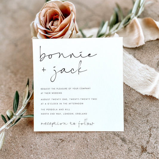 Bonnie Wedding Invitation Template