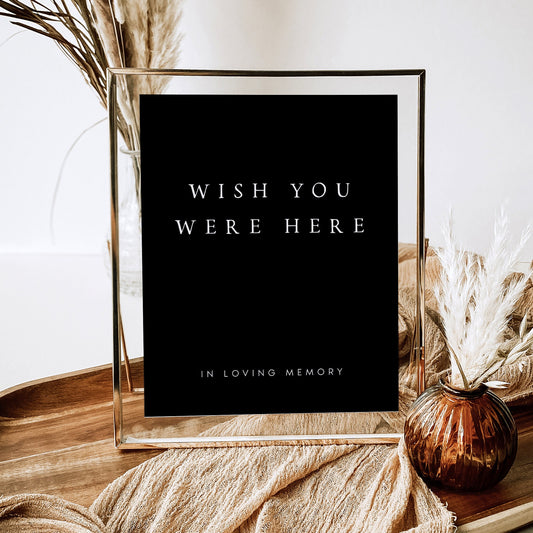 Charlotte Wish You Were Here Sign