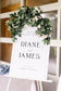 Diane Elegant Wedding Welcome Sign Template