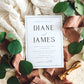 Diane Elegant Wedding Invitation Template