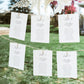 Adele Botanical Wedding Seating Card Template