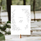 Adele Botanical Table Number Template